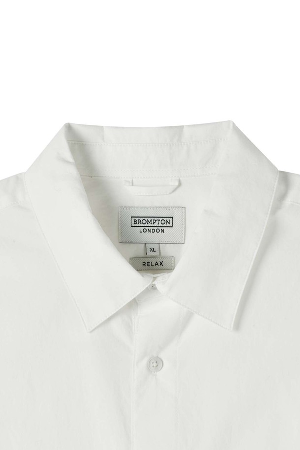BROMPTON LONDON - 반팔셔츠 - BIOWASHED HALF SLEEVE SHIRT - WHITE (P252MSH433)
