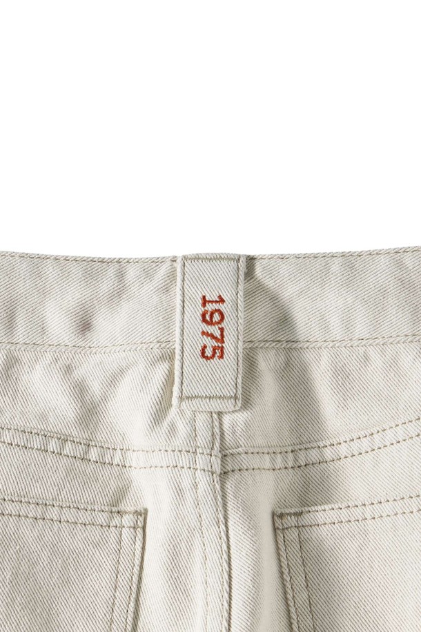 BROMPTON LONDON - 데님 - W 1975 STRAIGHT DENIM TROUSERS - IVORY (P251WDP461)