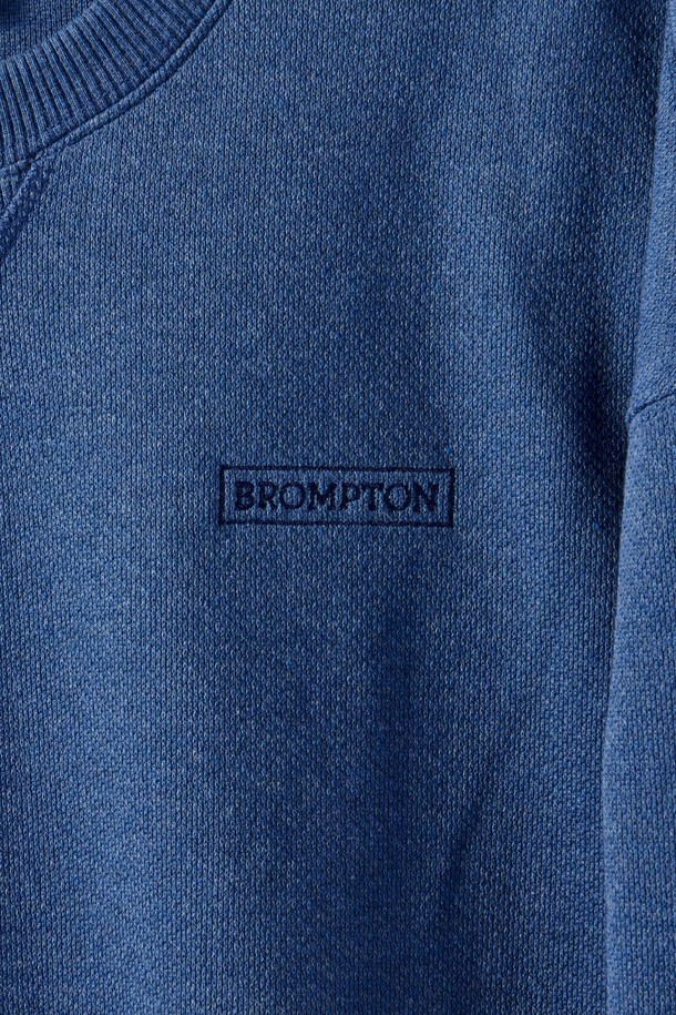 BROMPTON LONDON - 스웨트셔츠 - REFLECTIVE JACQUARD STWEATSHIRT - BLUE (P251USW460)