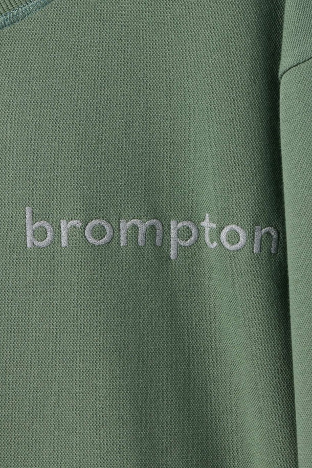 BROMPTON LONDON - 스웨트셔츠 - REFLECTIVE EMBRO SWEATSHIRT - GREEN (P251USW101)