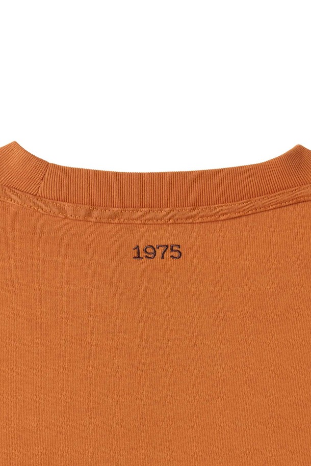 BROMPTON LONDON - 긴팔티셔츠 - 1975 LONG SLEEVES T-SHIRT  - ORANGE (P251UTS402)