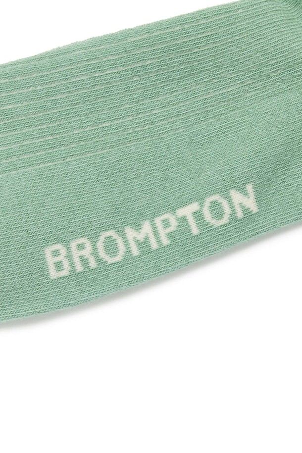 BROMPTON LONDON - 양말 - LABEL POINT LONG SOCSKS - L/GREEN (P255ASO201)