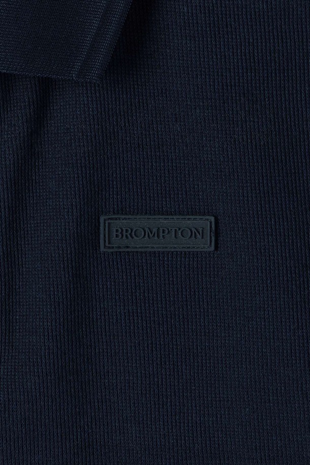 BROMPTON LONDON - 반소매 티셔츠 - W COLLAR T-SHIRT - NAVY (P252WPL131)