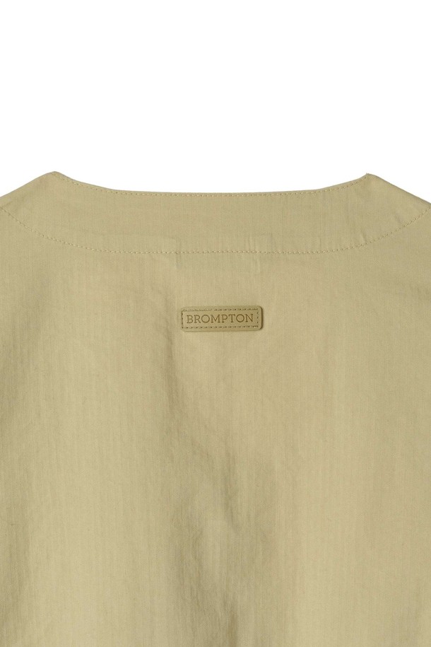 BROMPTON LONDON - 점퍼 - W BRITISH CAMPER NECKLESS JUMPER - BEIGE (P252WJK481)