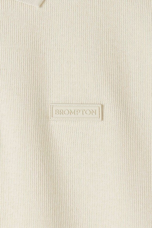 BROMPTON LONDON - 반팔티셔츠 - COLLAR T-SHIRT - BUTTER (P252UPL131)