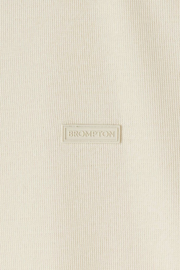 BROMPTON LONDON - 반팔티셔츠 - ROUND T-SHIRT - BUTTER (P252MTS131)