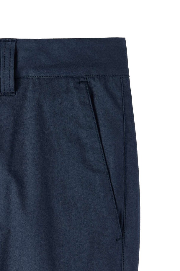 BROMPTON LONDON - 캐주얼팬츠 - SUMMER COTTON BASIC TROUSERS - NAVY (P252MPT430)