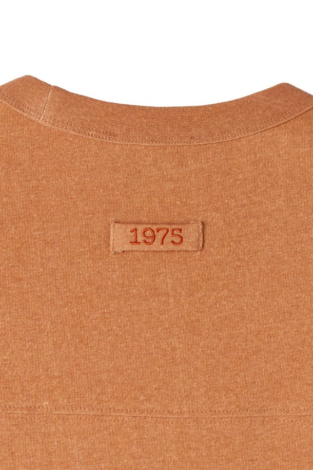 BROMPTON LONDON - 반팔티셔츠 - 1975 PIGMENT HALF SLEEVE T-SHIRT - ORANGE (P252UTS430)