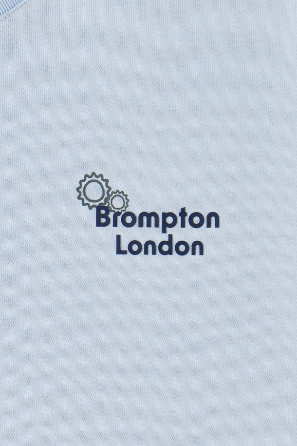 BROMPTON LONDON - 반팔티셔츠 - PARTS GRAPHIC HALF SLEEVE T-SHIRT - L/BLUE (P252UTS432)