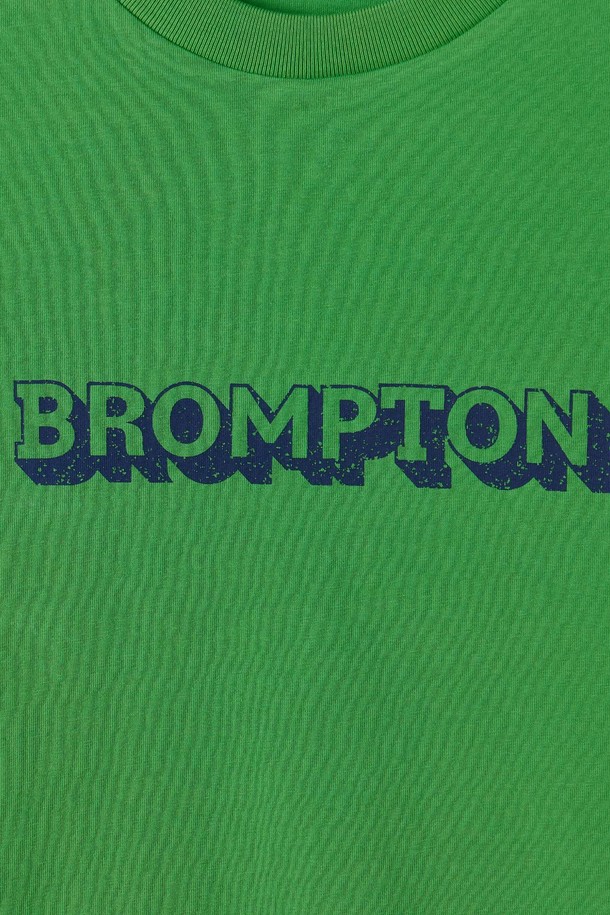 BROMPTON LONDON - 반팔티셔츠 - BROMPTON LOGO SHORT SLEEVE - GREEN (P252UTS450)