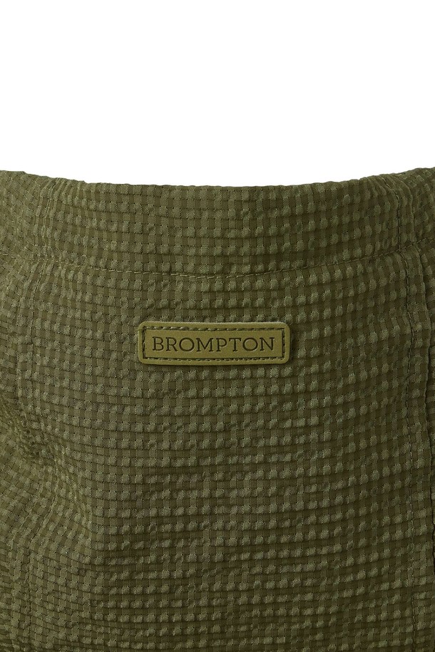 BROMPTON LONDON - 블루종/점퍼 - SEERSUCKER LONG SLEEVES HOOD FULL ZIP - KHAKI (P252MJP485)