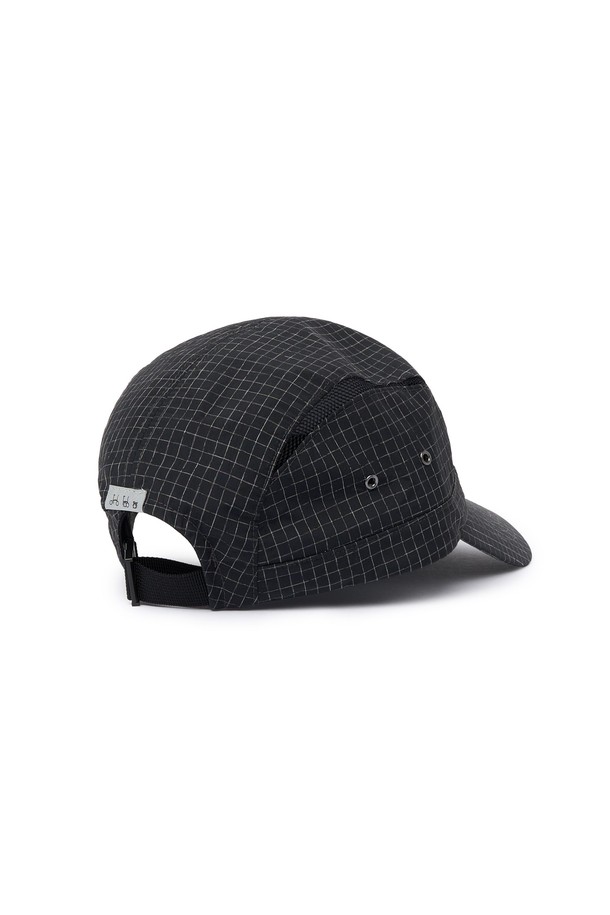 BROMPTON LONDON - 모자 - SLUB CHECK CAMP CAP - BLACK (P255AHA103)