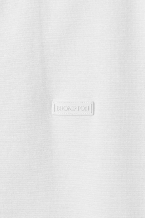 BROMPTON LONDON - 반팔티셔츠 - SUFIMA ROUND T-SHIRT - WHITE (P252MTS130)