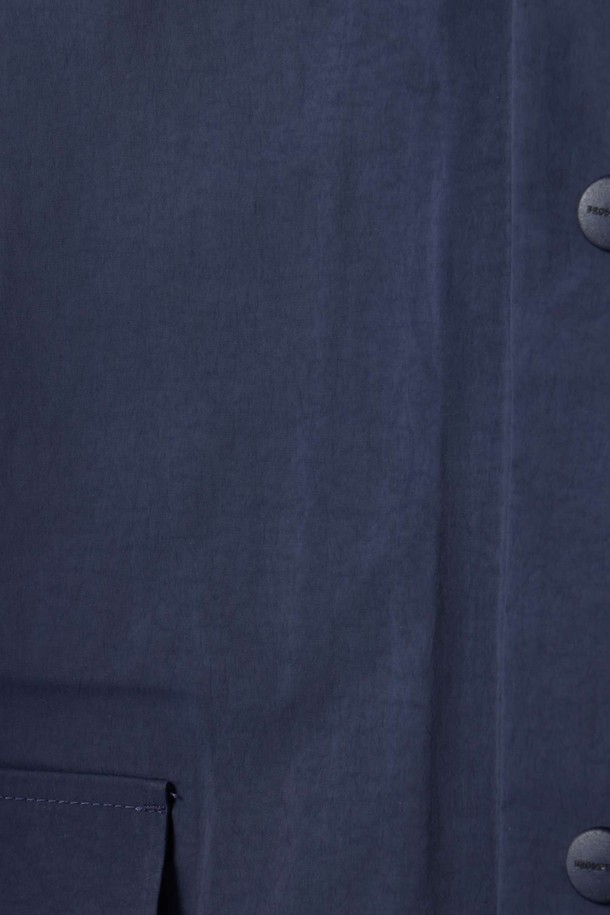 BROMPTON LONDON - 코트 - W PONCHO RAIN COAT - NAVY (P255WCT132)