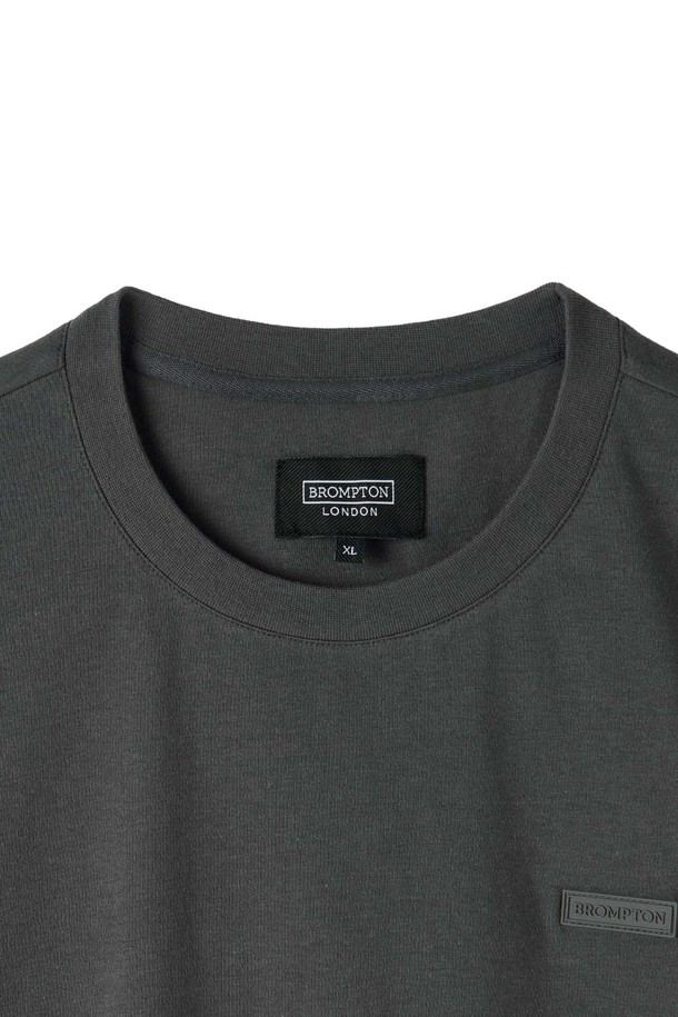 BROMPTON LONDON - 반팔티셔츠 - COOL-COTTON T-SHIRT - C/GREY (P252MTS132)