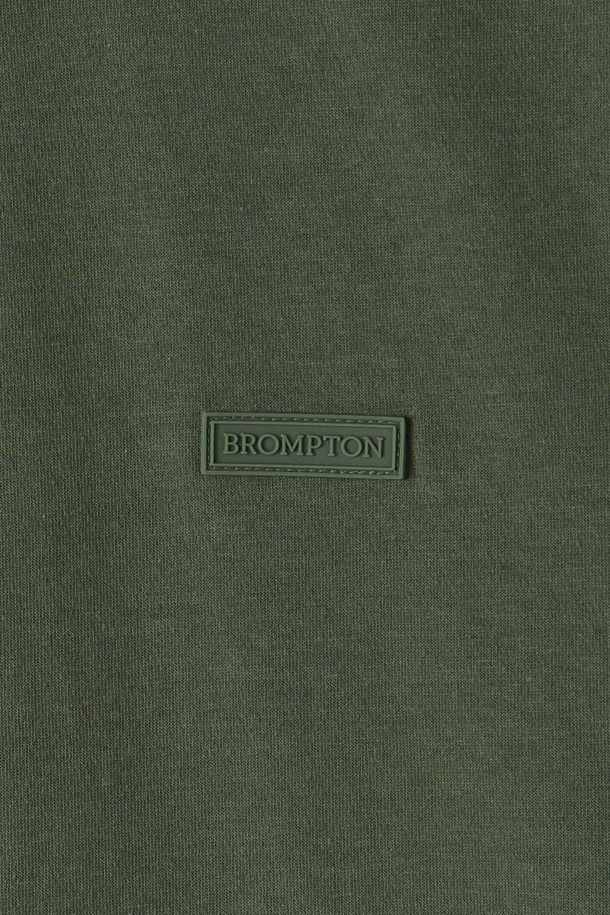 BROMPTON LONDON - 반팔티셔츠 - COOL-COTTON T-SHIRT - KHAKI (P252MTS132)