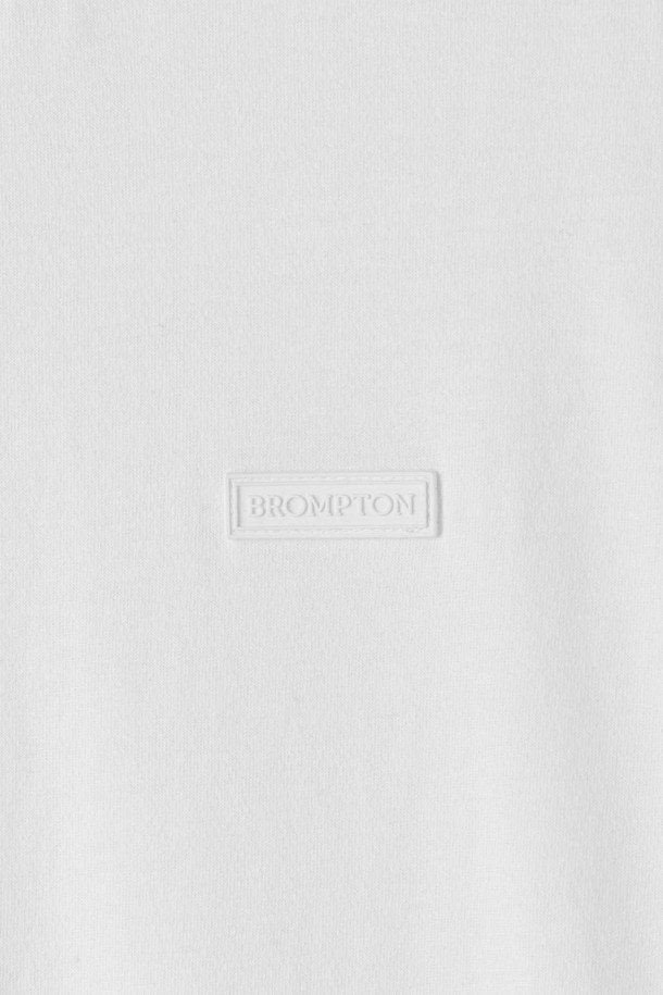 BROMPTON LONDON - 반팔티셔츠 - COOL-COTTON T-SHIRT - WHITE (P252MTS132)