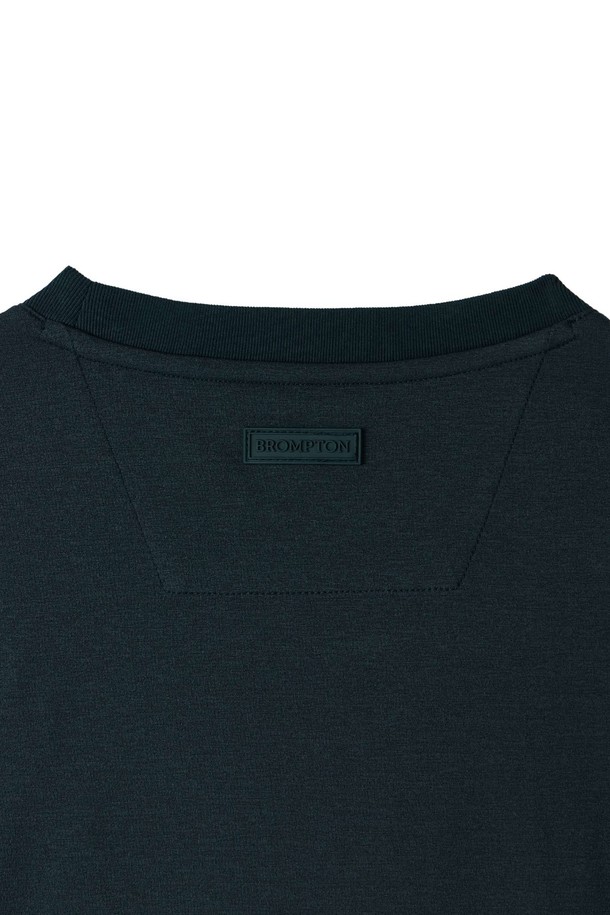 BROMPTON LONDON - 반팔티셔츠 - WOVEN COLOUR-BLOCKED ECOMADE T-SHIRT - T/BLUE (P252MTS133)