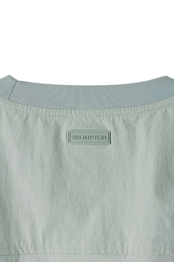 BROMPTON LONDON - 반팔티셔츠 - LIGHTWEIGHT NYLON HALF SLEEVE T-SHIRT - MINT (P252UTS184)