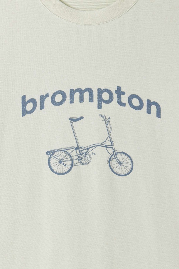 BROMPTON LONDON - 반팔티셔츠 - 1975 BICYCLE GRAPHIC T-SHIRT - LIGHT MINT (P252UTS438)