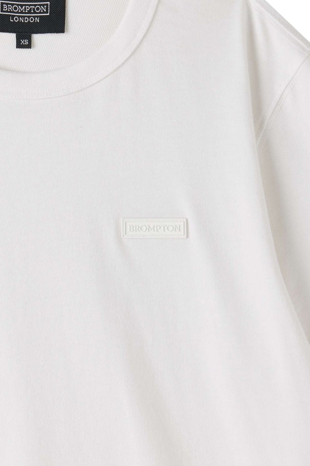 BROMPTON LONDON - 반소매 티셔츠 - W COOL-COTTON T-SHIRT - WHITE (P252WTS132)