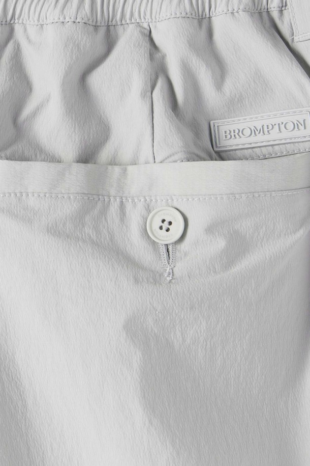 BROMPTON LONDON - 하프팬츠 - LIGHTWEIGHT NYLON SET SHORT - L/GREY (P252UHP184)