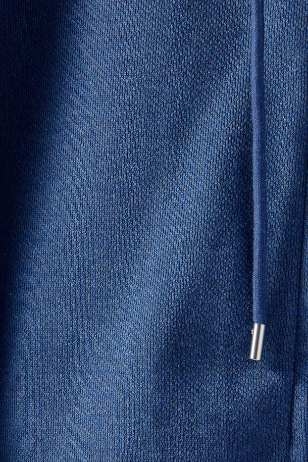 BROMPTON LONDON - 후디 - DIAGONAL JACQUARD HOOD FULL ZIP - BLUE (P251UFT460)