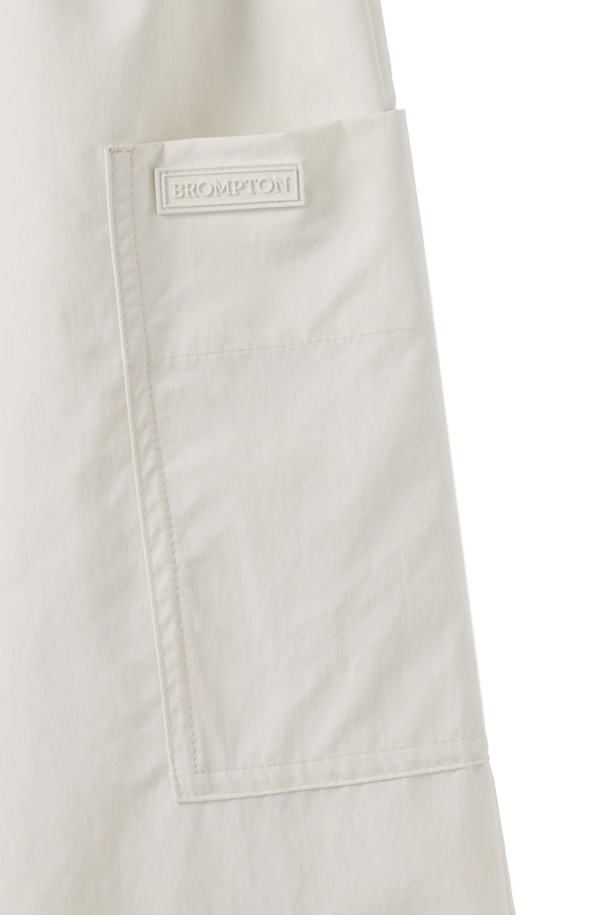 BROMPTON LONDON - 미디스커트 - W BANDING WRAP SKIRT - IVORY (P251WSK101)