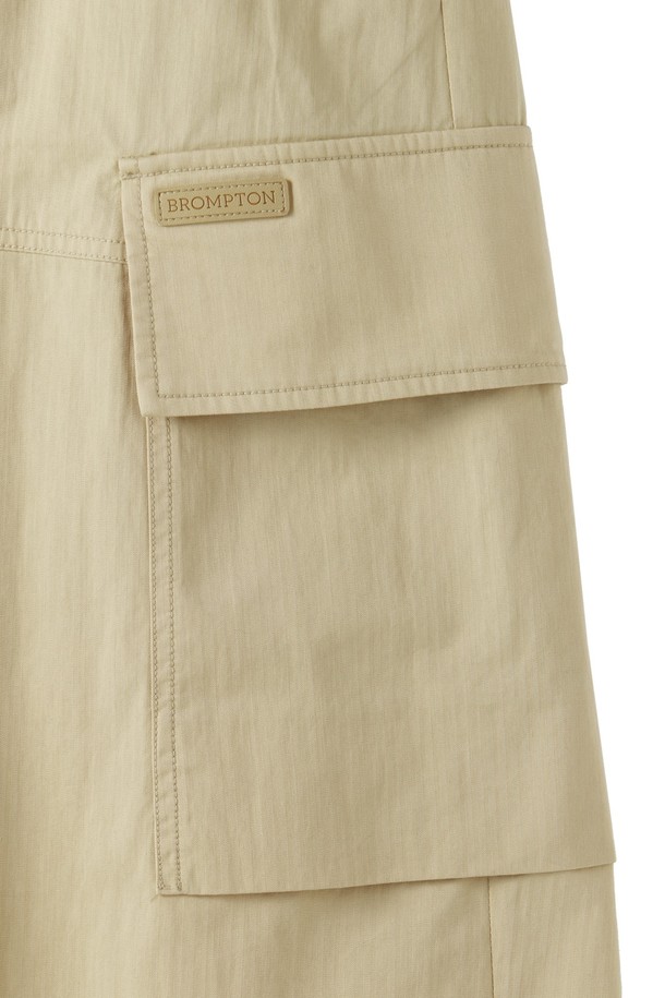 BROMPTON LONDON - 미디스커트 - W BRITISH CAMPER CARGO SKIRT - BEIGE (P252WSK481)