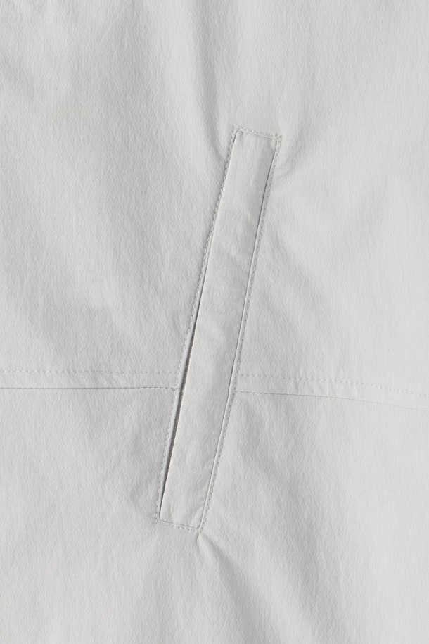 BROMPTON LONDON - 반팔티셔츠 - LIGHTWEIGHT NYLON HALF SLEEVE T-SHIRT - L/GREY (P252UTS184)
