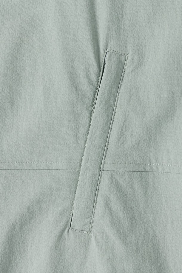 BROMPTON LONDON - 반팔티셔츠 - LIGHTWEIGHT NYLON HALF SLEEVE T-SHIRT - MINT (P252UTS184)