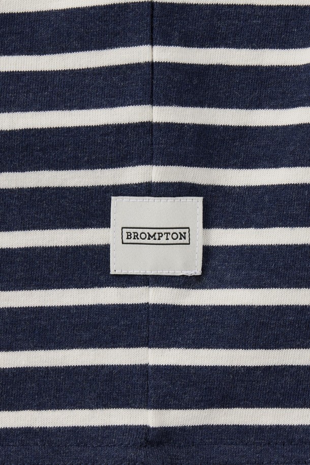 BROMPTON LONDON - 반팔티셔츠 - STRIPED HALF SLEEVED T-SHIRT - NAVY (P252UTS437)