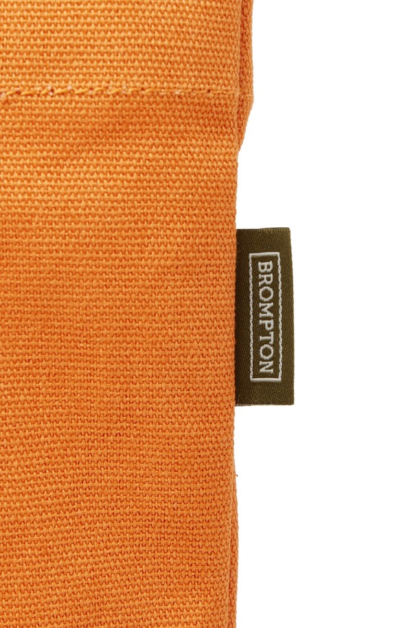 BROMPTON LONDON - 에코/캔버스백 - COLOR BLOCK LOGO ECOBAG - ORANGE (P255ATO402)