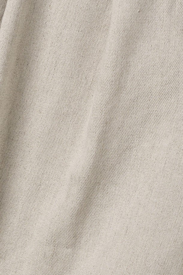 BROMPTON LONDON - 쇼트팬츠 - W LINEN SHORT - OATMEAL (P252WHP430)