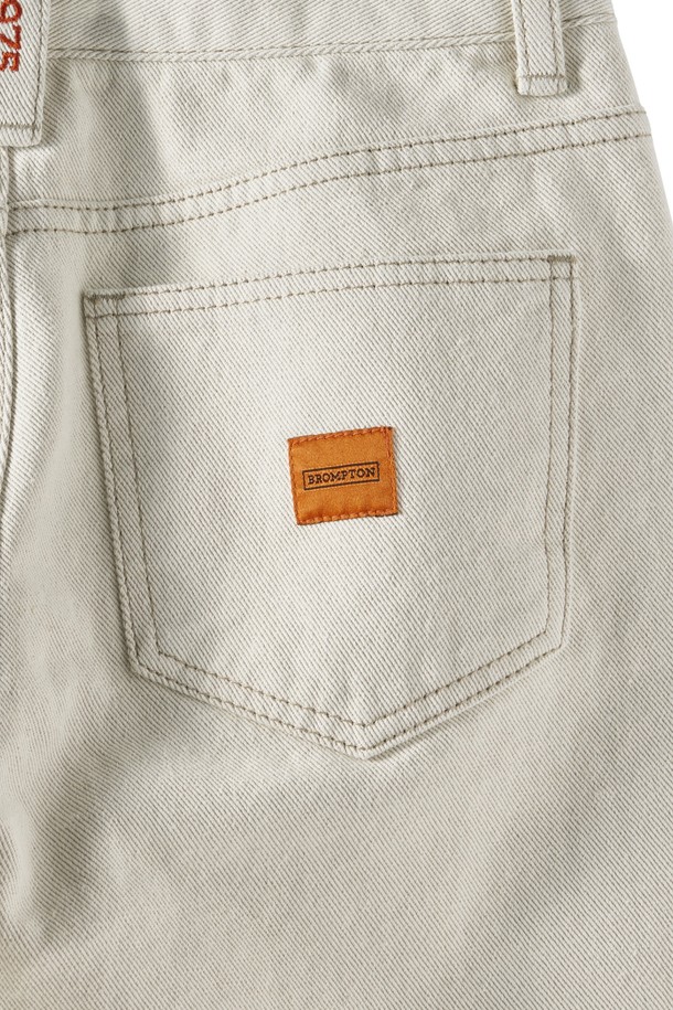 BROMPTON LONDON - 데님 - W 1975 STRAIGHT DENIM TROUSERS - IVORY (P251WDP461)