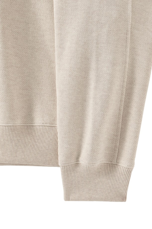 BROMPTON LONDON - 스웨트셔츠 - DIAGONAL JACQUARD SWEATSHIRT - OATMEAL (P251USW460)