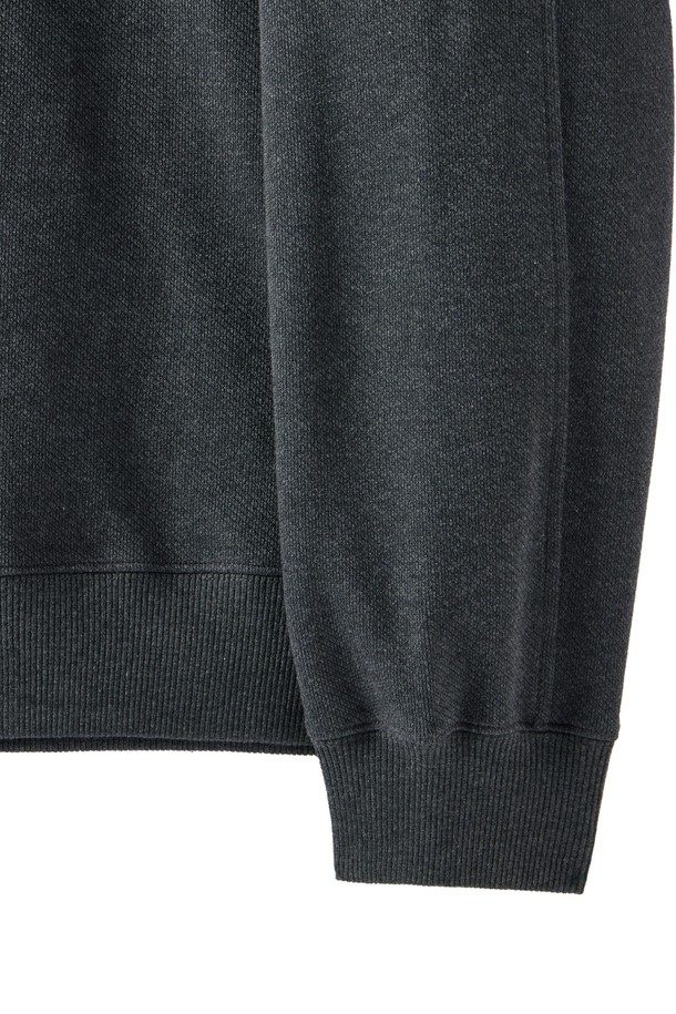 BROMPTON LONDON - 스웨트셔츠 - DIAGONAL JACQUARD SWEATSHIRT - CHARCOAL (P251USW460)