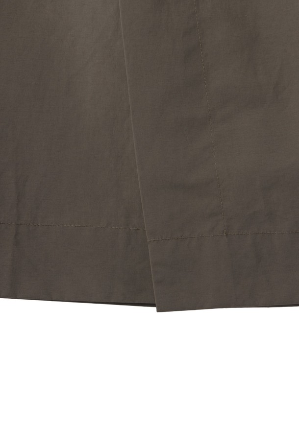 BROMPTON LONDON - 미디스커트 - W BANDING WRAP SKIRT - BROWN (P251WSK101)