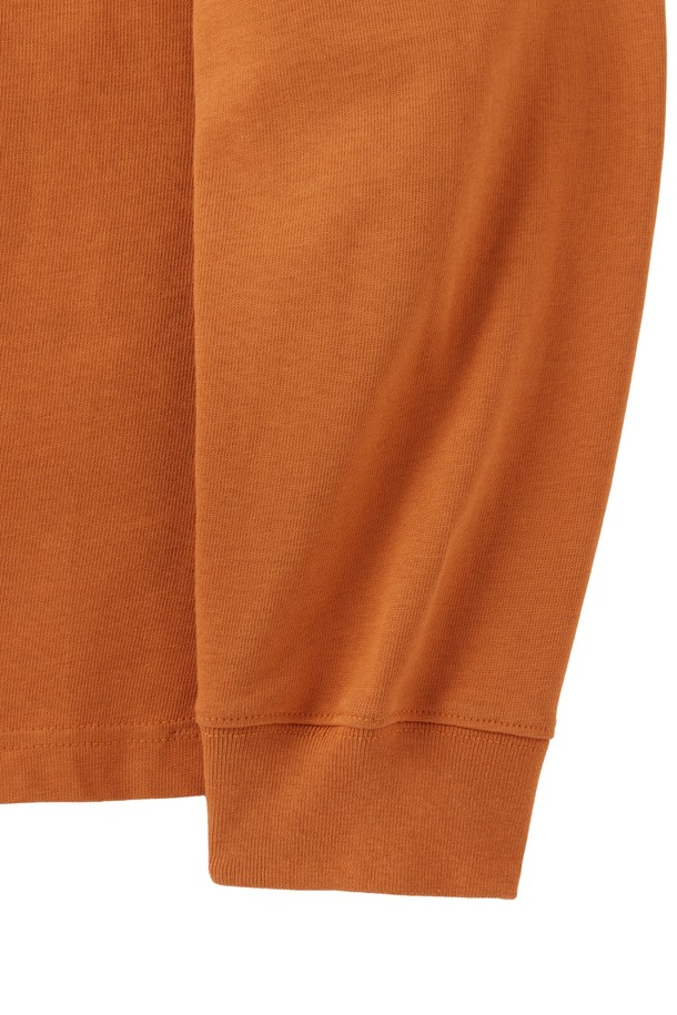 BROMPTON LONDON - 긴팔티셔츠 - 1975 LONG SLEEVES T-SHIRT  - ORANGE (P251UTS402)