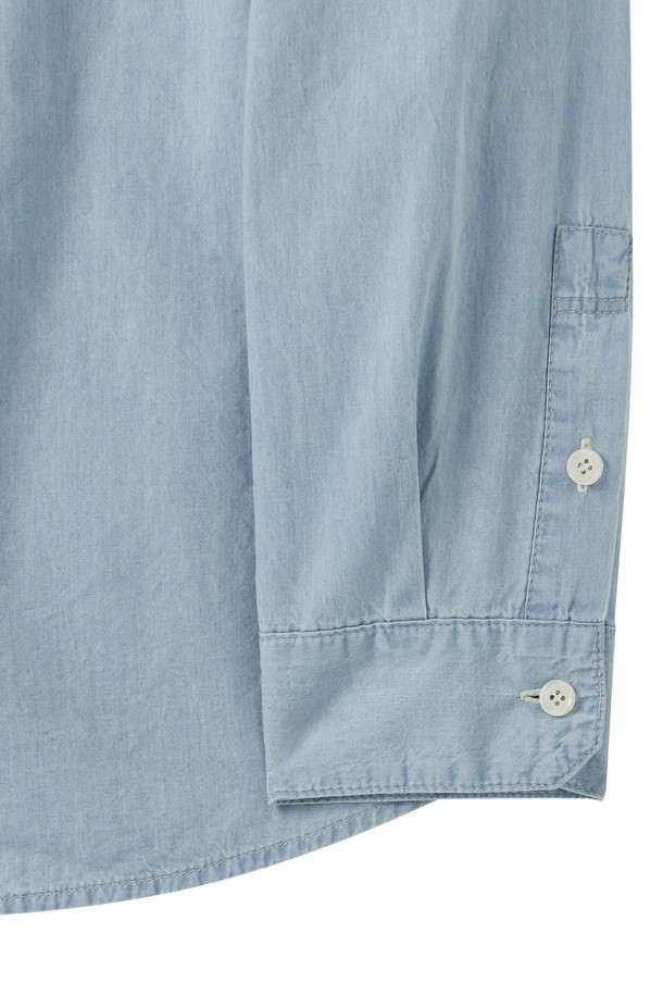 BROMPTON LONDON - 반팔셔츠 - SUMMER DENIM SHIRT - BLUE (P252MSH431)