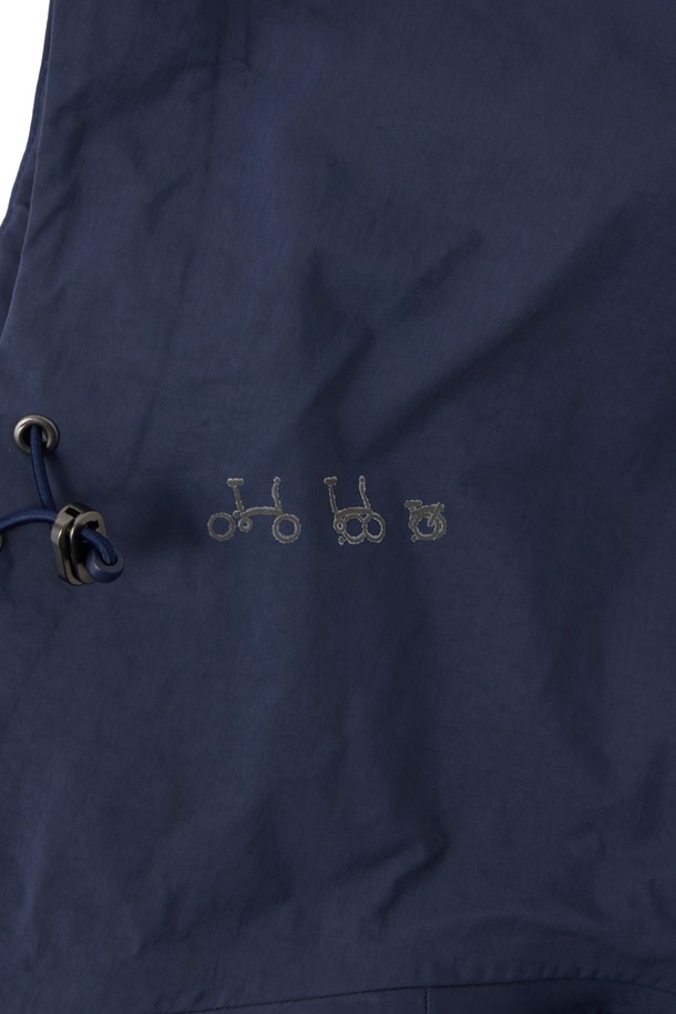 BROMPTON LONDON - 코트 - W PONCHO RAIN COAT - NAVY (P255WCT132)