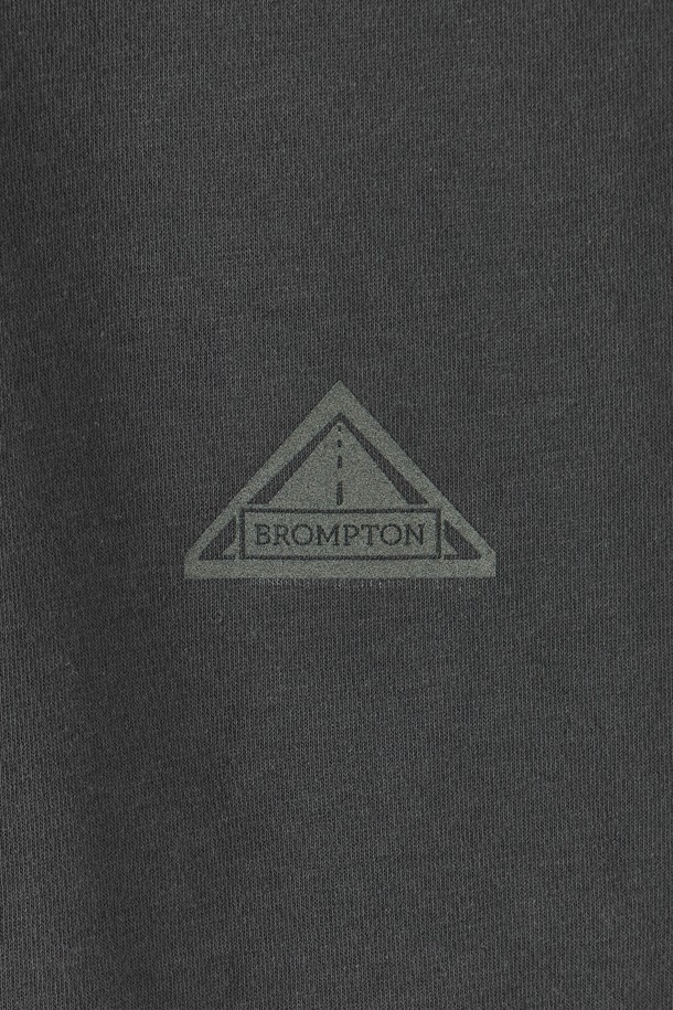 BROMPTON LONDON - 반팔티셔츠 - COOL-COTTON T-SHIRT - C/GREY (P252MTS132)