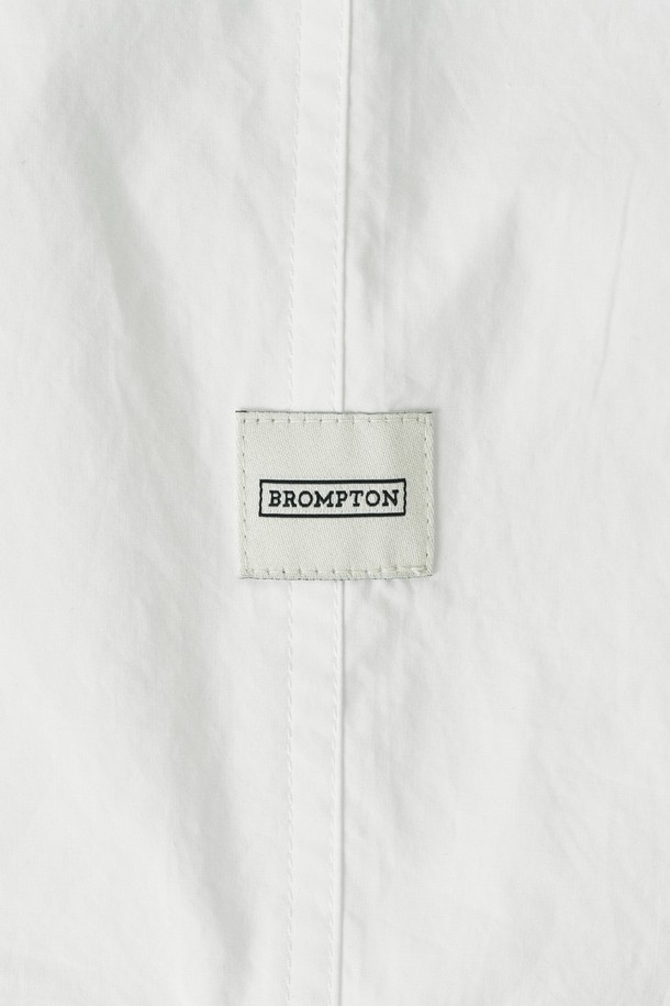 BROMPTON LONDON - 반팔셔츠 - BIOWASHED HALF SLEEVE SHIRT - WHITE (P252MSH433)