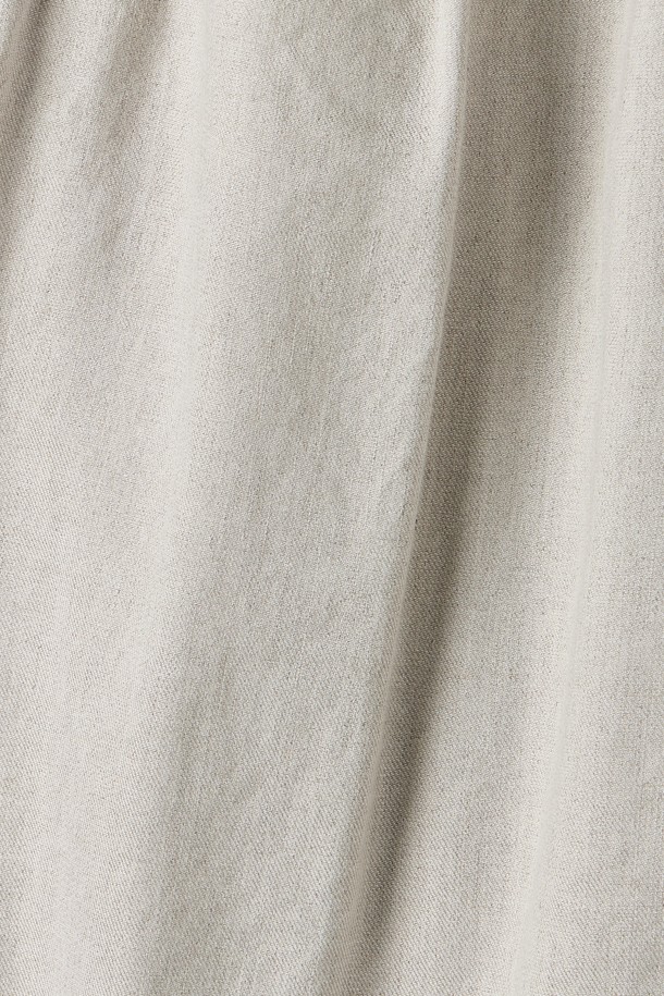 BROMPTON LONDON - 캐주얼팬츠 - LINEN ONE TUCK TROUSERS - OATMEAL (P252MPT431)