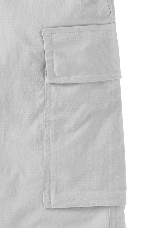BROMPTON LONDON - 하프팬츠 - LIGHTWEIGHT NYLON SET SHORT - L/GREY (P252UHP184)