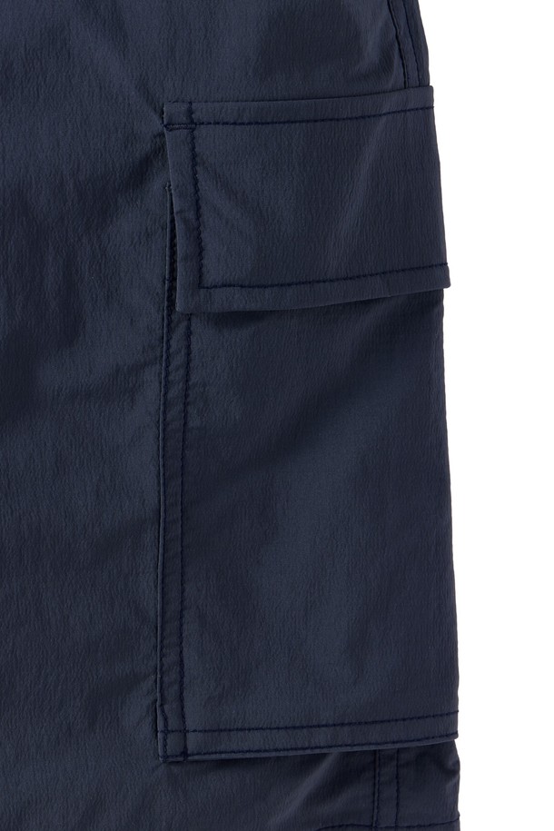 BROMPTON LONDON - 하프팬츠 - LIGHTWEIGHT NYLON SET SHORT - NAVY (P252UHP184)