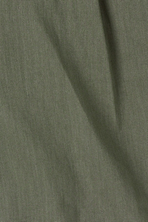 BROMPTON LONDON - 쇼트팬츠 - W LINEN SHORT - KHAKI (P252WHP430)