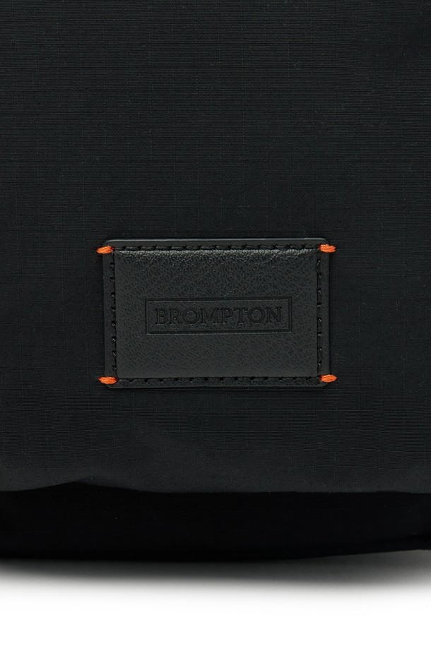 BROMPTON LONDON - 숄더/크로스백 - TASLAN RIPSTOP HOBO BAG - BLACK (P255ACR402)