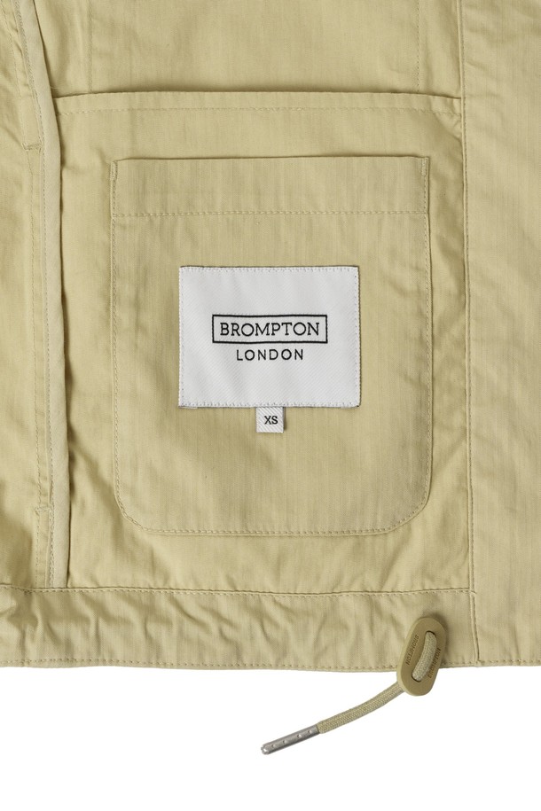 BROMPTON LONDON - 점퍼 - W BRITISH CAMPER NECKLESS JUMPER - BEIGE (P252WJK481)