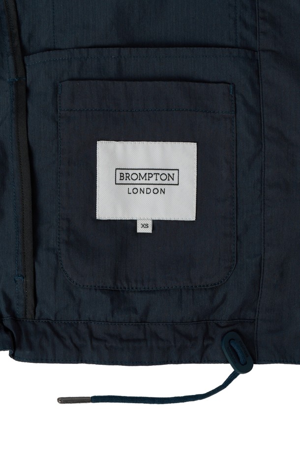 BROMPTON LONDON - 점퍼 - W BRITISH CAMPER NECKLESS JUMPER - NAVY (P252WJK481)